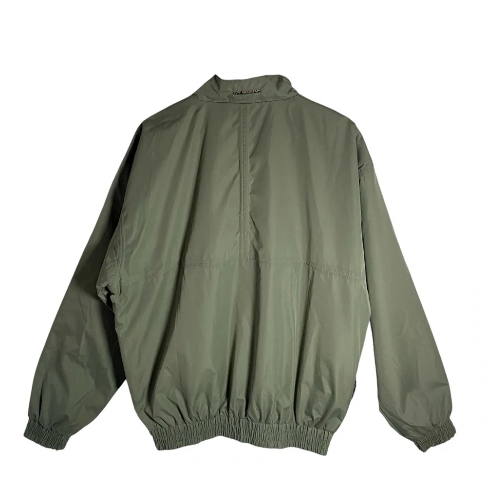 Early 2000s Y2K Sun Mountain Green Pullover Reversible Jacket Men's  M Gorpcore